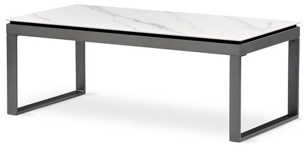 Dohányzóasztal 121 × 61 × 45 cm, szinterezett kerámia, márvány AHG-284 WT