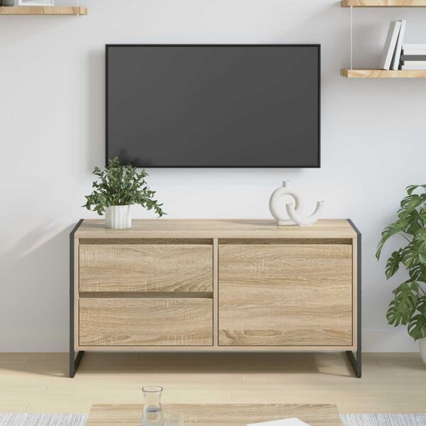 TV szekrény fiókkal Sonoma 100 x 36 x 49.5 cm Faanyag