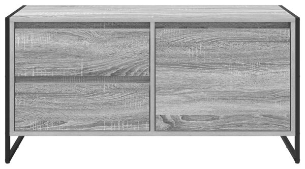 TV szekrény 100 x 36 x 49.5 cm Szürke Sonoma Szerelt Fa