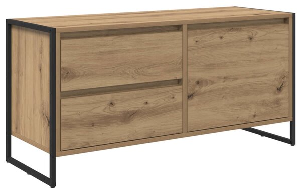 TV szekrény 100 x 36 x 49.5 cm Művészi tölgy Szerelt Fa