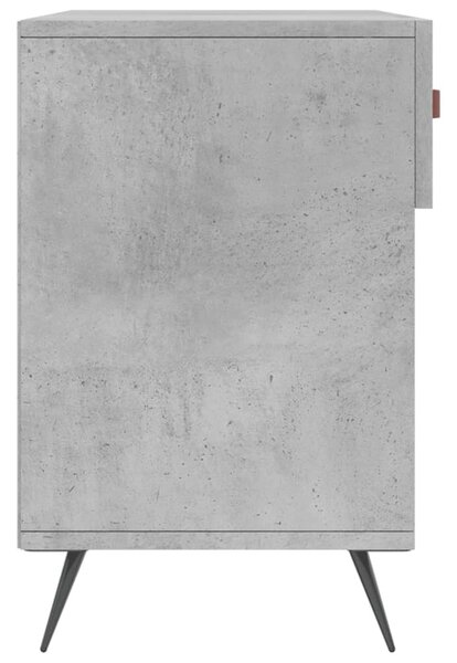 Betonszürke szerelt fa cipőpolc 102 x 35 x 55 cm
