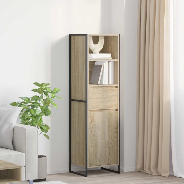 Könyvespolc fiókkal Sonoma 43 x 36 x 150,5 cm Faanyag