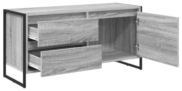 TV szekrény fiókkal Szürke Sonoma 100 x 36 x 49.5 cm Faanyag