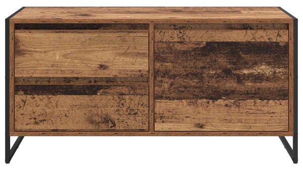 TV szekrény fiókkal Öreg fa 100 x 36 x 49.5 cm Faanyag