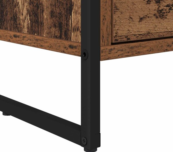 TV szekrény fiókkal Öreg fa 100 x 36 x 49.5 cm Faanyag