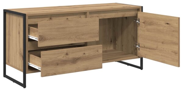 TV szekrény 100 x 36 x 49.5 cm Művészi tölgy Szerelt Fa