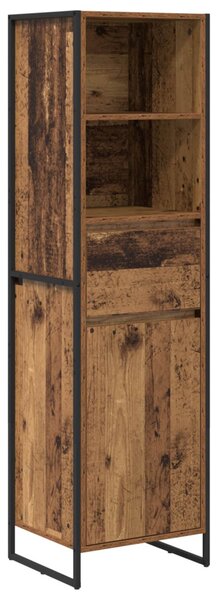 Könyvespolc fiókkal Öreg fa 43 x 36 x 150,5 cm Faanyag