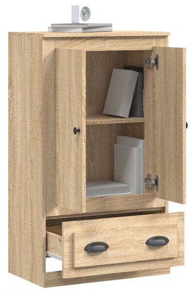 Sonoma tölgy szerelt fa magasszekrény 60x35,5x103,5 cm