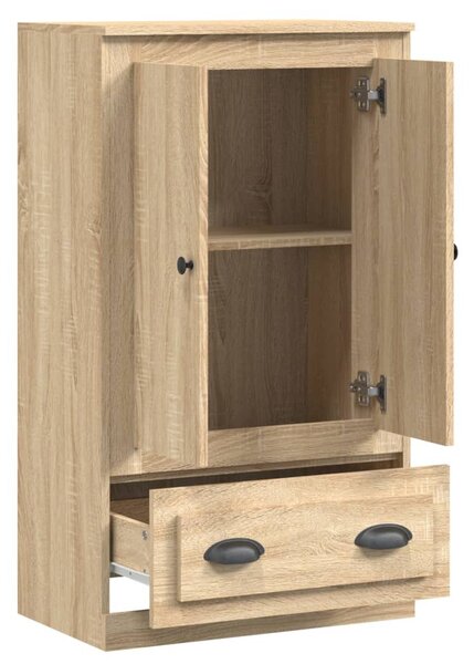 Sonoma tölgy szerelt fa magasszekrény 60x35,5x103,5 cm
