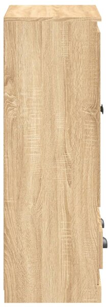 Sonoma tölgy szerelt fa magasszekrény 60x35,5x103,5 cm