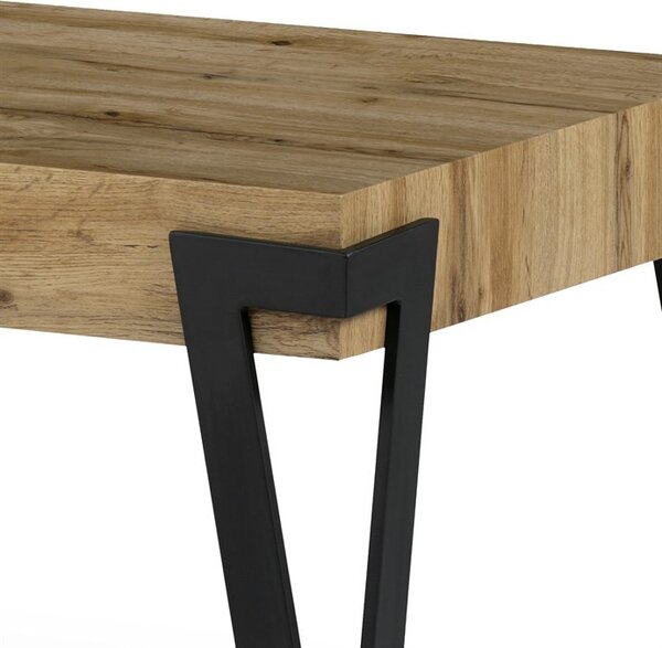 Dohányzóasztal 112 × 62 × 43 cm, MDF, vadtölgy AHG-263 OAK