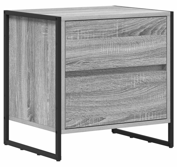 Éjjeli asztal Szürke Sonoma 50 x 39.5 x 50 cm Szerelt Fa