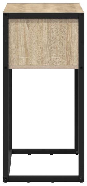 Végasztal tárolóval Sonoma 100 x 36 x 75 cm Faanyag