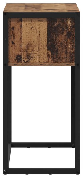 Végasztal tárolóval Öreg fa 100 x 36 x 75 cm Faanyag