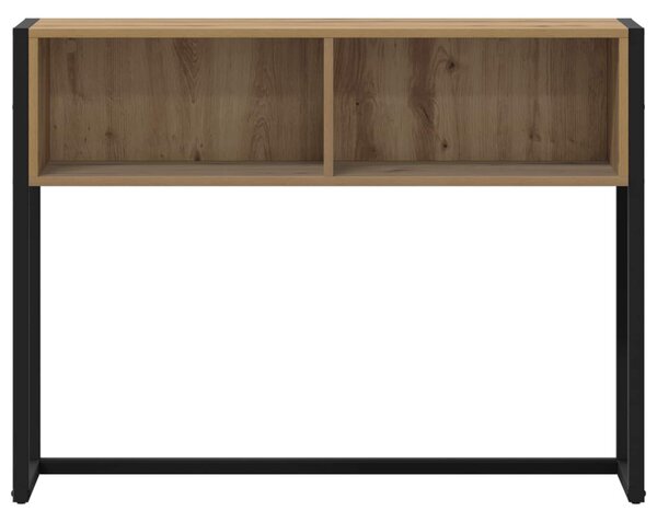 Végasztal tárolóval Művészi tölgy 100 x 36 x 75 cm Faanyag