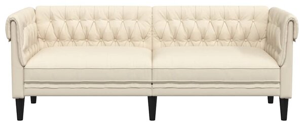 3 személyes vászon Chesterfield kanapé