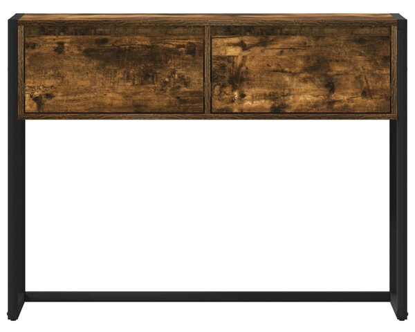 Végasztal Füstös tölgy 100 x 36 x 75 cm Szerelt Fa