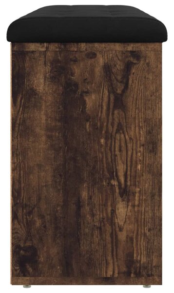 Füstös tölgy színű szerelt fa cipőpad 102 x 32 x 50 cm