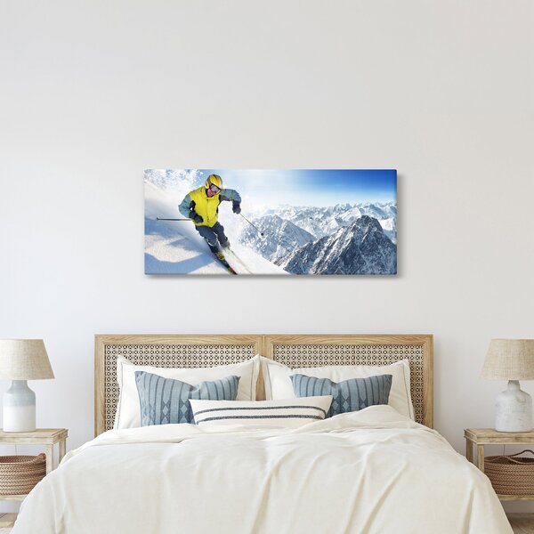 Kép - Síelő (120x50 cm)