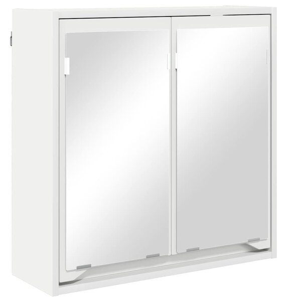 Fürdőszoba bútor szett 4 db Fehér 30,5 x 30 x 195 cm Szerelt Fa