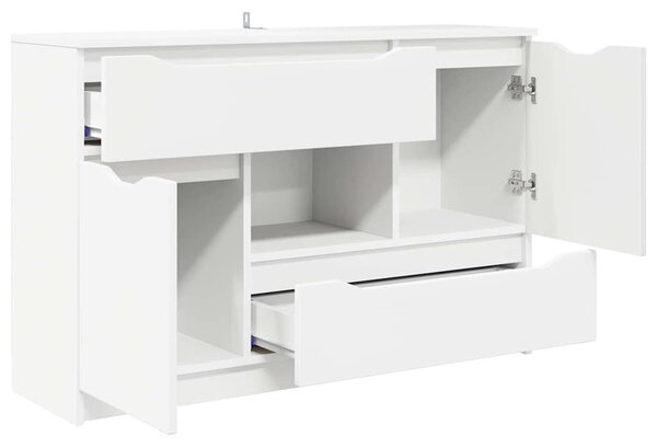 Széf fiókkal Fehér 100 x 30 x 65,6 Faanyag
