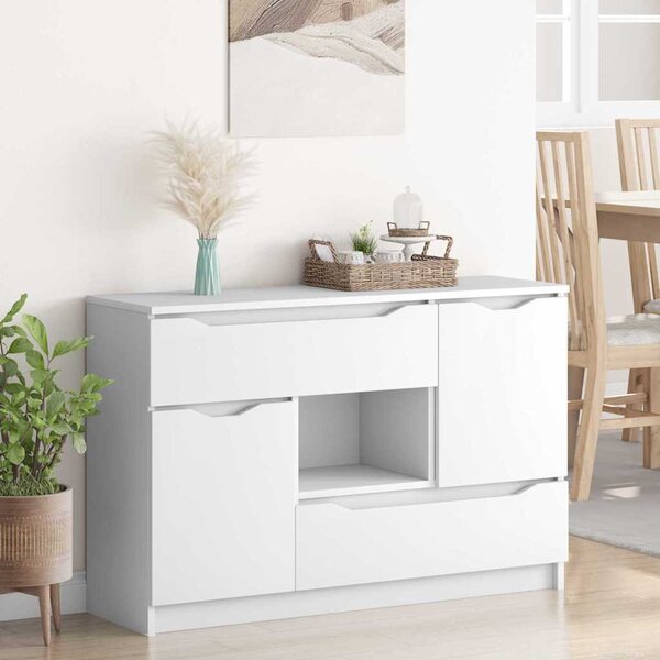Széf fiókkal Fehér 100 x 30 x 65,6 Faanyag