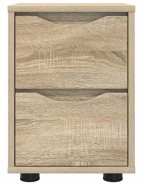 Éjjeli asztal Sonoma tölgy 30,5 x 30 x 43 cm Szerelt Fa