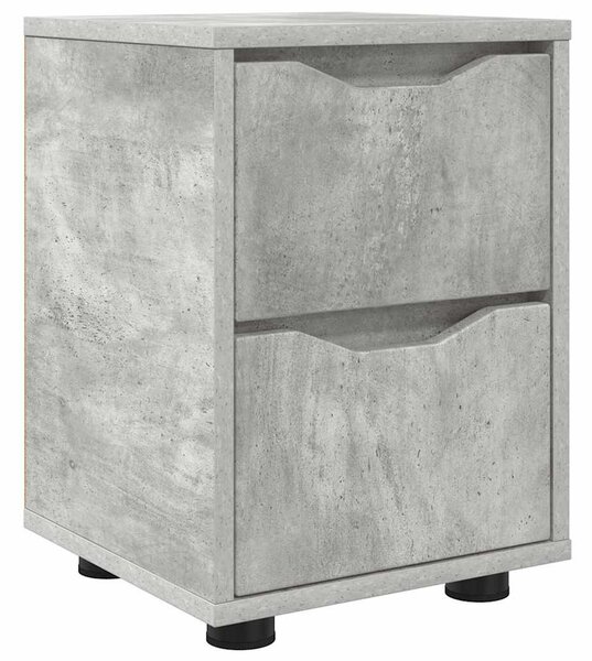 Éjjeli asztal Beton Szürke 30,5 x 30 x 43 cm Szerelt Fa
