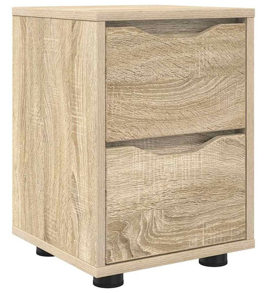 Éjjeli asztal fiókkal Sonoma tölgy 30,5 x 30 x 43 cm Faanyag