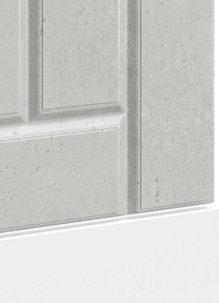 Mosogatógép panel Lucca beton szürke színű fából készült műfa