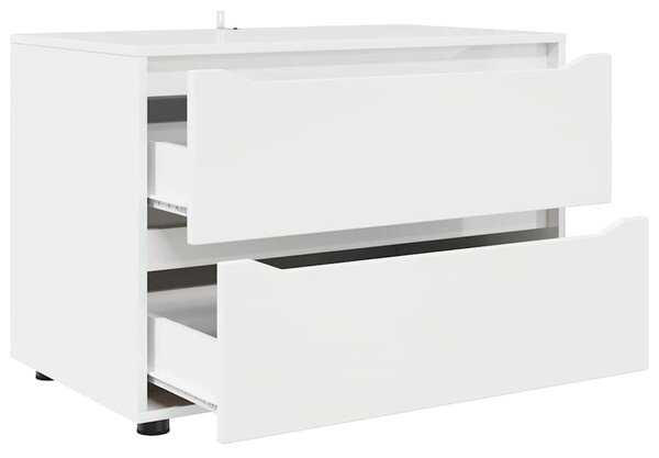 Tárolószekrény Fehér 80 x 48 x 57 cm Faanyag