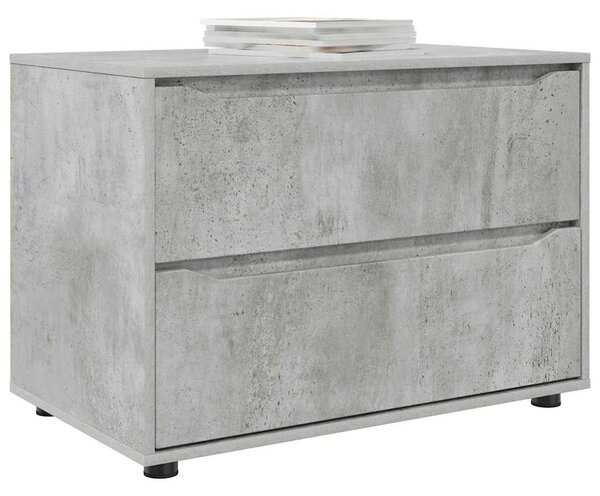 Tárolószekrény Beton Szürke 80 x 48 x 57 cm Faanyag