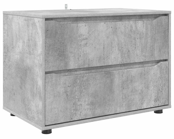 Tárolószekrény Beton Szürke 80 x 48 x 57 cm Faanyag
