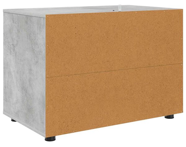 Tárolószekrény Beton Szürke 80 x 48 x 57 cm Faanyag