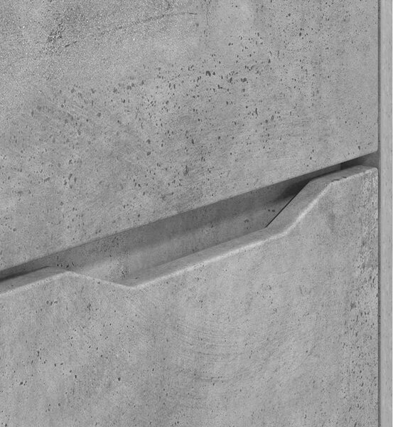 Tárolószekrény Beton Szürke 60 x 48 x 57 cm Faanyag