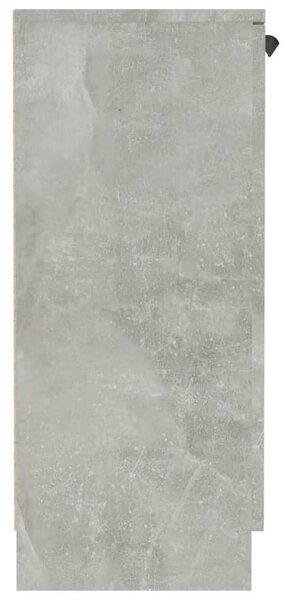 Betonszürke szerelt fa tálalóasztal 60 x 30 x 70 cm