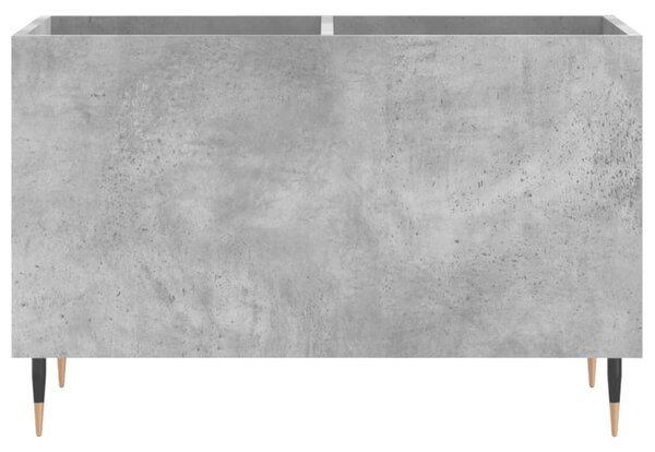 Betonszürke szerelt fa hanglemezszekrény 74,5x38x48 cm