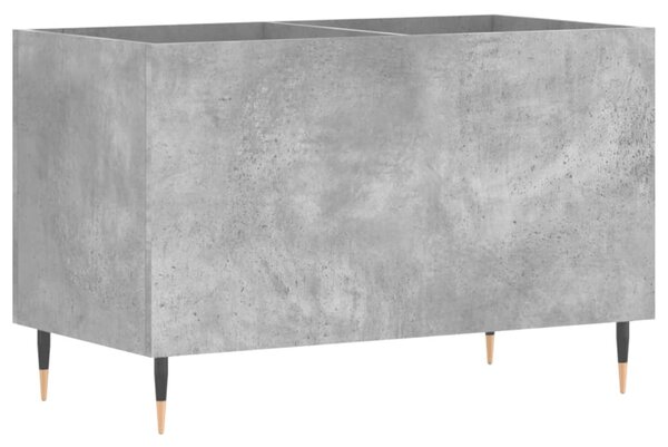 Betonszürke szerelt fa hanglemezszekrény 74,5x38x48 cm