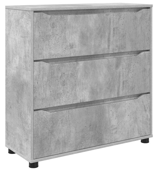 Tárolószekrény Beton Szürke 80 x 31 x 81 cm Faanyag