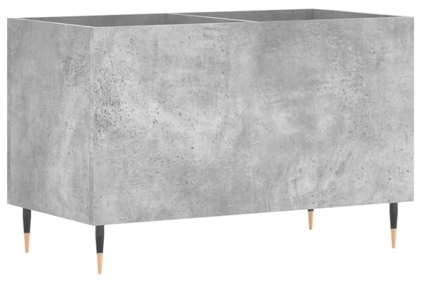 Betonszürke szerelt fa hanglemezszekrény 74,5x38x48 cm