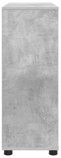 Tárolószekrény Beton Szürke 80 x 31 x 81 cm Faanyag