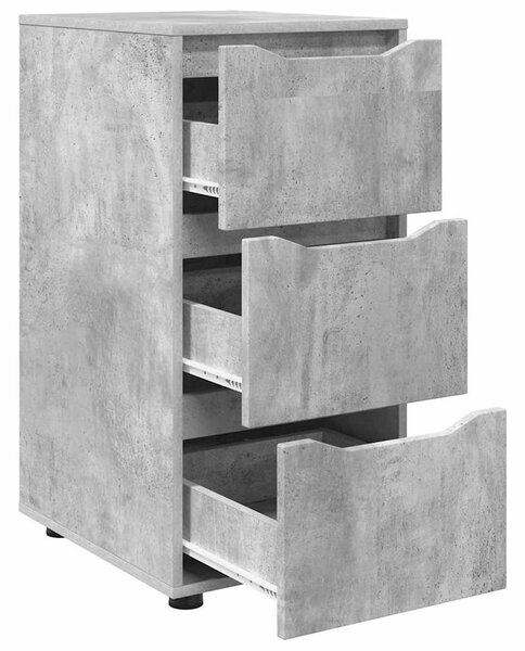 Tárolószekrény Beton Szürke 40 x 48 x 81 cm Faanyag