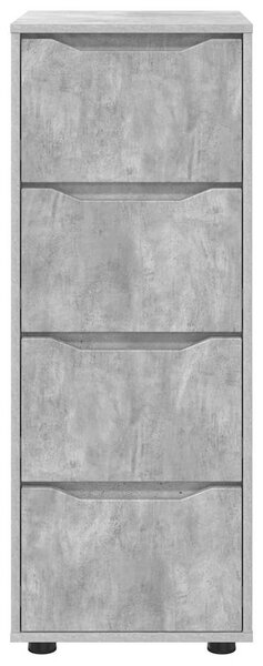 Tárolószekrény Beton Szürke 40 x 48 x 105 cm Faanyag
