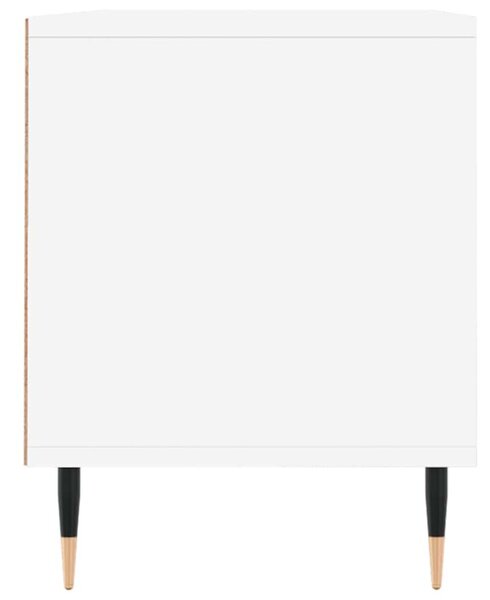 Fehér szerelt fa TV-szekrény 100x34,5x44,5 cm