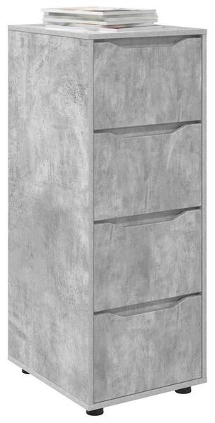 Tárolószekrény Beton Szürke 40 x 48 x 105 cm Faanyag