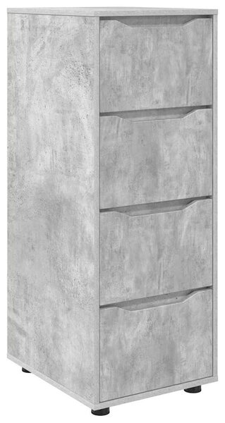 Tárolószekrény Beton Szürke 40 x 48 x 105 cm Faanyag