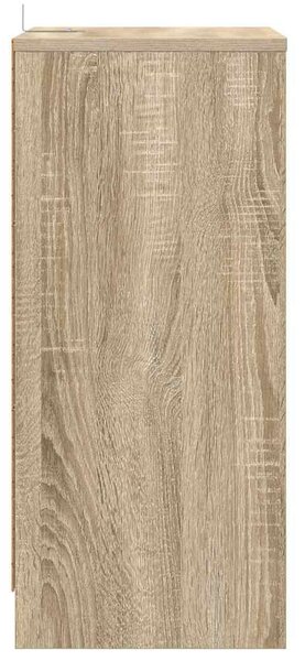 Éjjeliszekrények 2 pcs Sonoma tölgy 40 x 30 x 467 cm Faanyag