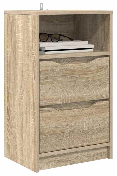 Éjjeliszekrények 2 pcs Sonoma tölgy 40 x 30 x 467 cm Faanyag