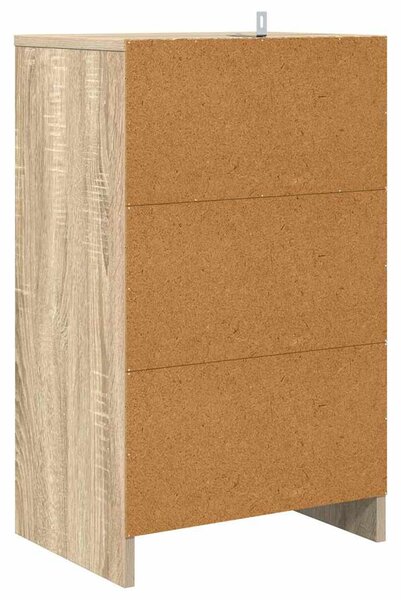 Éjjeliszekrények 2 pcs Sonoma tölgy 40 x 30 x 467 cm Faanyag