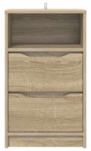 Éjjeliszekrények 2 pcs Sonoma tölgy 40 x 30 x 467 cm Faanyag